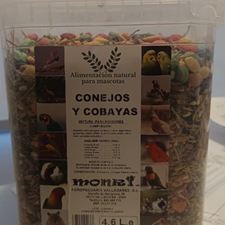 Mixtura conejos y cobayas. Cubo 4.6L - Imagen 1