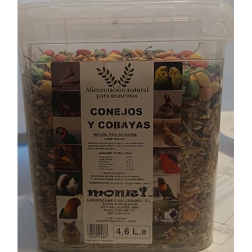 Mixtura conejos y cobayas. Cubo 4.6L - Imagen 1