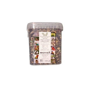Mixtura Loros y Cotorras multifrutas. cubo 4.6L - Imagen 1