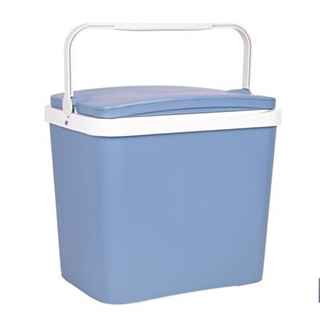 Nevera rígida de 24 litros | Color: azul claro | Material: polipropileno - Imagen 1