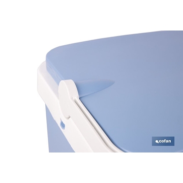 Nevera rígida de 24 litros | Color: azul claro | Material: polipropileno - Imagen 2