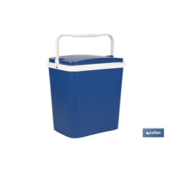 Nevera rígida de 29 litros | Color: azul | Material: polipropileno - Imagen 1