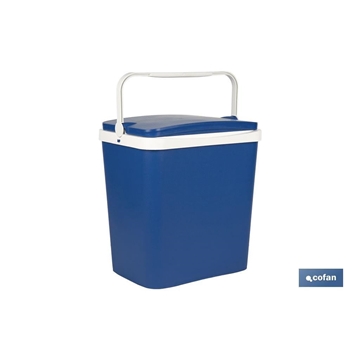 Nevera rígida de 29 litros | Color: azul | Material: polipropileno - Imagen 1