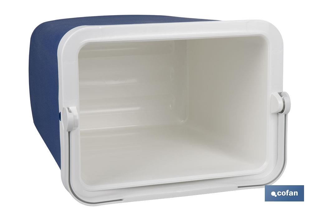 Nevera rígida de 29 litros | Color: azul | Material: polipropileno - Imagen 3