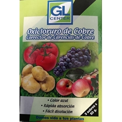 Oxiclruro de cobre, 3 sobres x 50 grs. GL CENTER - Imagen 1