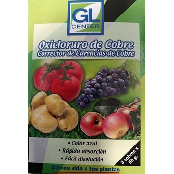 Oxiclruro de cobre, 3 sobres x 50 grs. GL CENTER - Imagen 1