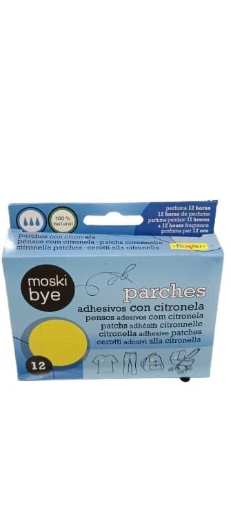 PARCHES ANTIMOSQUITOS CITRONELA MOSKIBYE - Imagen 1