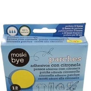 PARCHES ANTIMOSQUITOS CITRONELA MOSKIBYE - Imagen 1