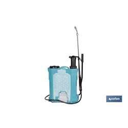 Pulverizador de espalda | Funcionamiento eléctrico y manual | Capacidad: 16 litros - Imagen 2