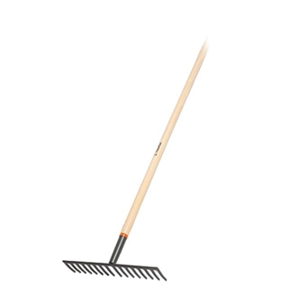 Rastrillo recto con mango - 16 dientes - Imagen 1