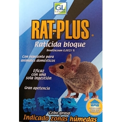 Rat-Plus Bloque RATICIDA 240Grs - Imagen 1