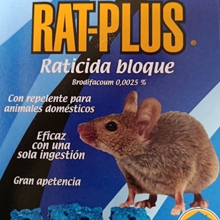 Rat-Plus Bloque RATICIDA 240Grs - Imagen 1
