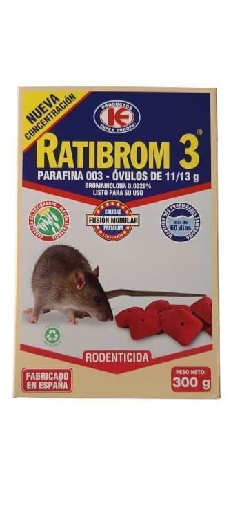 RATIBROM 3 OVULOS PARAFINA 300GR - Imagen 1