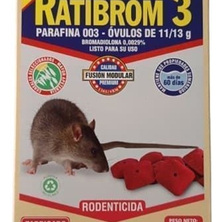 RATIBROM 3 OVULOS PARAFINA 300GR - Imagen 1