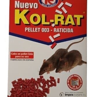 RATICIDA PELLET KOL-RAT 150GR - Imagen 1