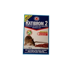 RATICIDA RATIBROM 2 GRANO CEREALES 150 GR - Imagen 1
