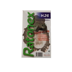 RATONEX H 26 - BLOQUE DIFENACOUM RATICIDA - Imagen 1