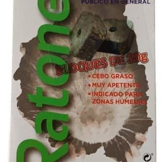 RATONEX H 26 - BLOQUE DIFENACOUM RATICIDA - Imagen 1