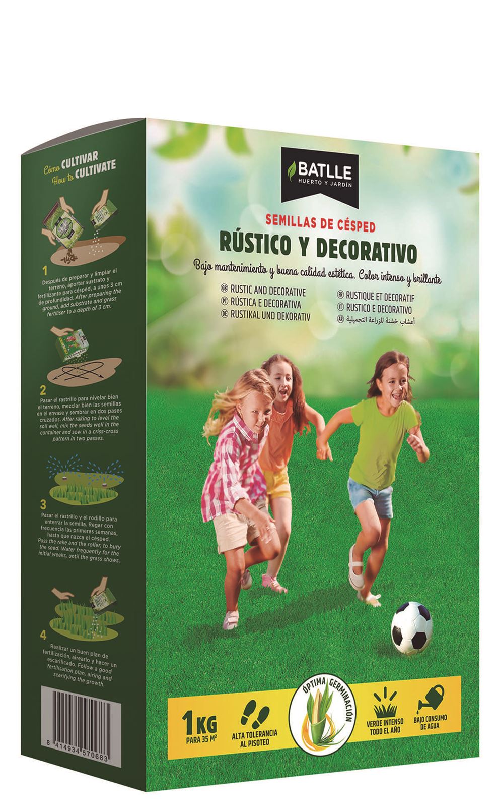 Semillas de Césped Rústico y Decorativo - Imagen 1