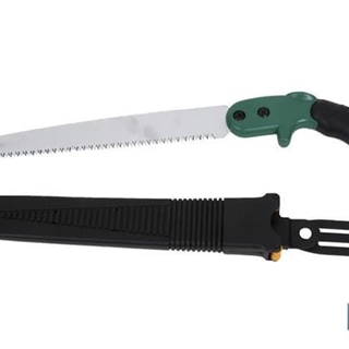 Sierra de poda manual portátil con hoja de 500 mm | Empuñadura ergonómica y antideslizante con funda de protección - Imagen 1