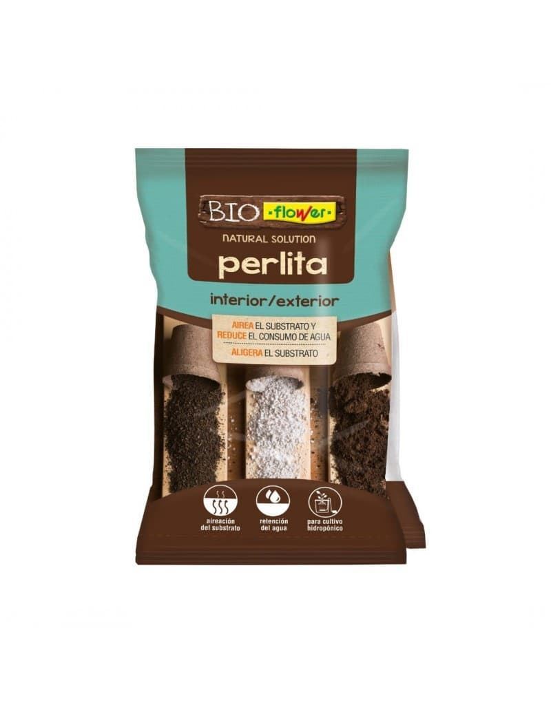 Substrato perlita 5L. Perlita de origen volcánico que mejora la aireación y el drenaje - Imagen 1