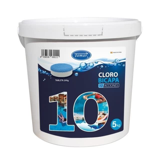 Tamar Cloro 10 Acciones Bicapa 5 Kg - Imagen 1