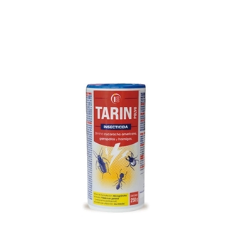 Tarín polvo Insecticida en polvo microgranulado 250grs, de amplia acción residual para desinsectaciones. Elimina cucarachas, garrapatas, hormigas… - Imagen 1