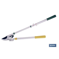 Tijeras de poda telescópicas 64 cm | Capacidad de corte de hasta 45 mm de diámetro | Acero revestido, carbono y PTFE - Imagen 2