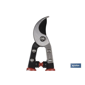 Tijeras de recolección y jardinería Tijeras de podar con mangos de aluminio |  Forjadas en acero al carbono con corte clásico - Cofanzoom   Tijeras de podar con mangos de aluminio | Cortar - Imagen 2