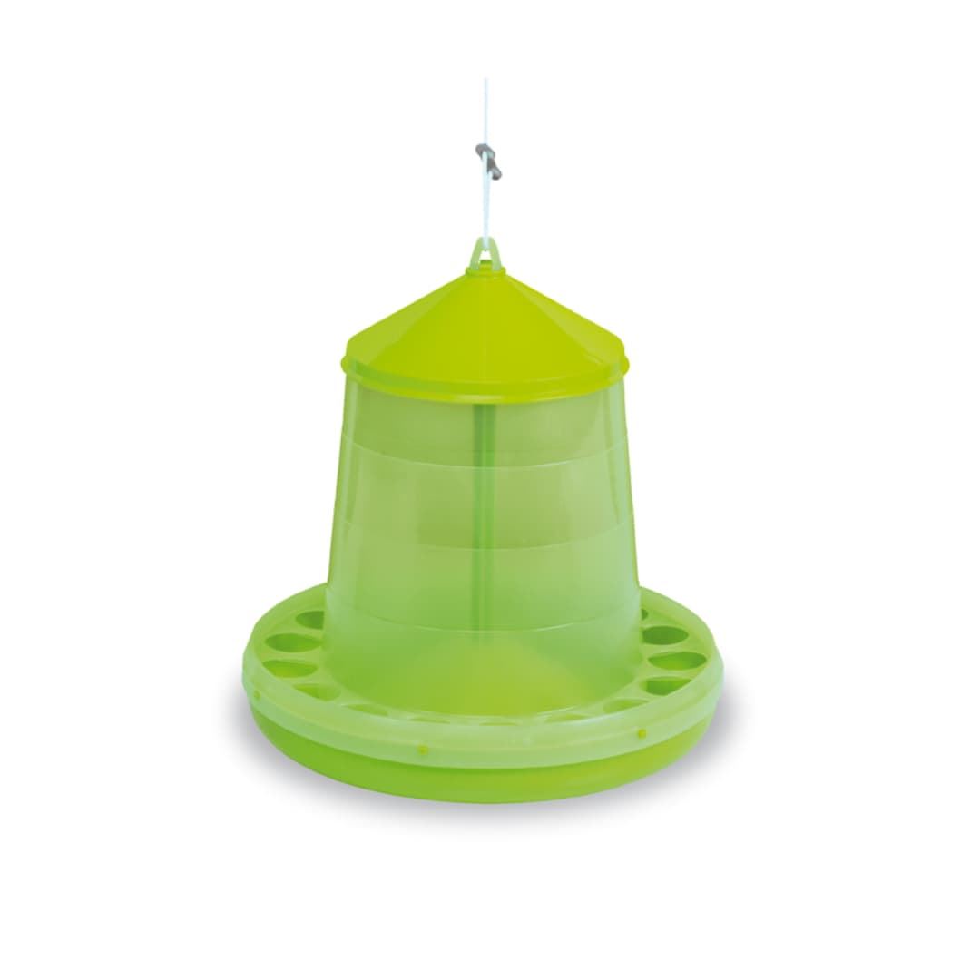 TOLVA PLASTICO AVES 12 KG. (PISTACHO) - Imagen 1